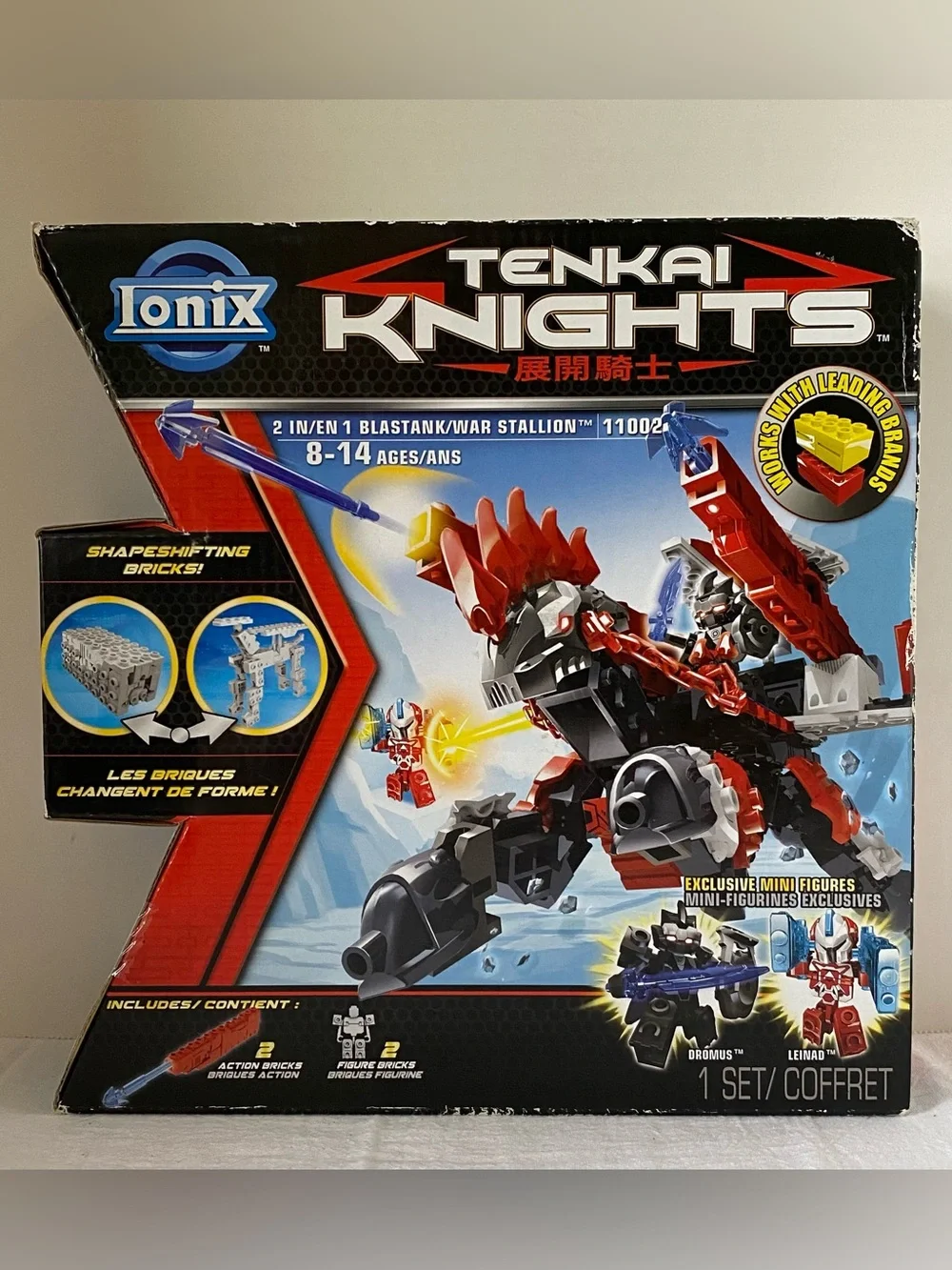 Ionix Tenkai Knights 2-in-1 Blastank War Stallion Set 11002 NEW In Box Sealed